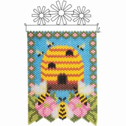 Herrschners Bee-utiful Hive Pony Bead Kit