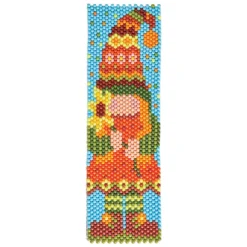 Herrschners Sunflower Gnome Pony Bead Kit