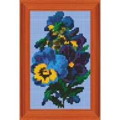PixelHobby Pansies Mosaic Art Kit