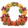 Herrschners The Colors Of Fall Wreath Felt & Sequin Kit