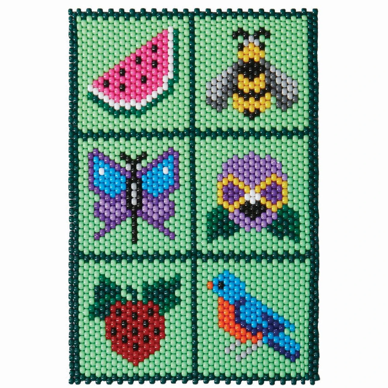 Herrschners Spring Sampler Pony Bead Kit 1 Herrschners Spring Sampler Pony Bead Kit