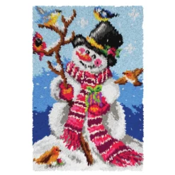 Orchidea Snowman Latch Hook Kit