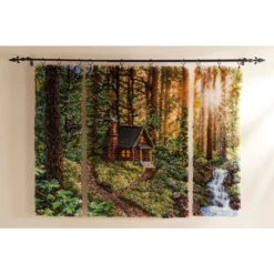 Herrschners Forest Dawn Triptych Latch Hook Kit