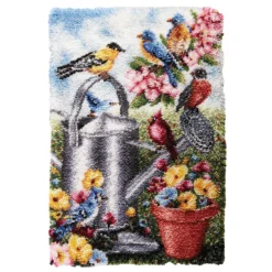 Herrschners In My Garden Latch Hook Kit