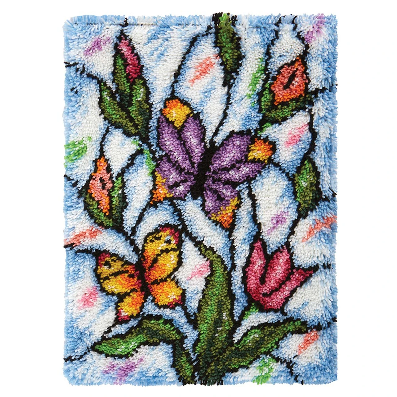 Sundance Butterfly Stained Glass Latch Hook Kit 1 Sundance Butterfly Stained Glass Latch Hook Kit