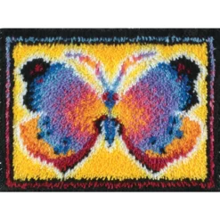 WonderArt Butterfly Fantasy Latch Hook Kit