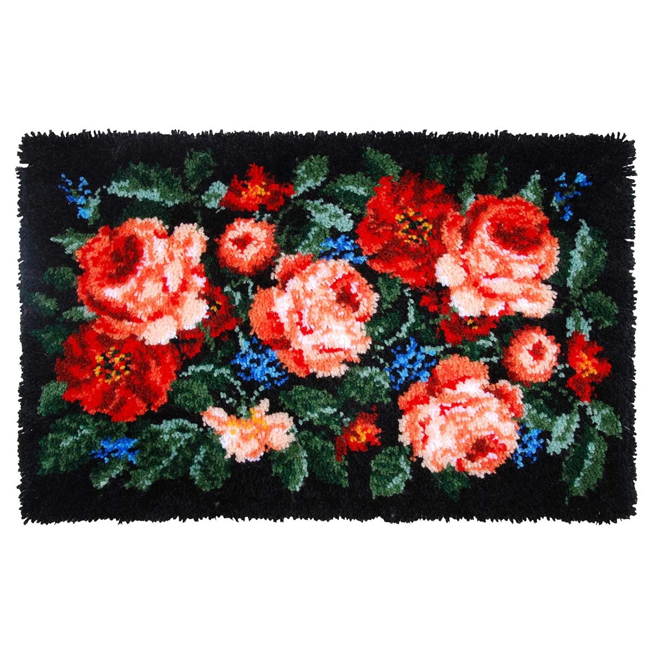 Vervaco Flowers Latch Hook Kit 1 Vervaco Flowers Latch Hook Kit