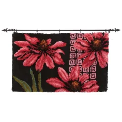 Herrschners Cornflower Designer Rug #12 Latch Hook Kit