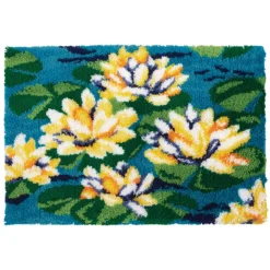 Herrschners Waterlily Pond Latch Hook Kit