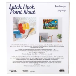 Leisure Arts Landscape Latch Hook Kit -Toy Store 137392 3 39724.1693412661
