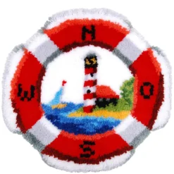 Vervaco Nautical Theme Latch Hook Kit