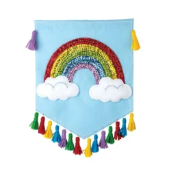 Bucilla Rainbow Wall Hanging Felt & Sequin Kit