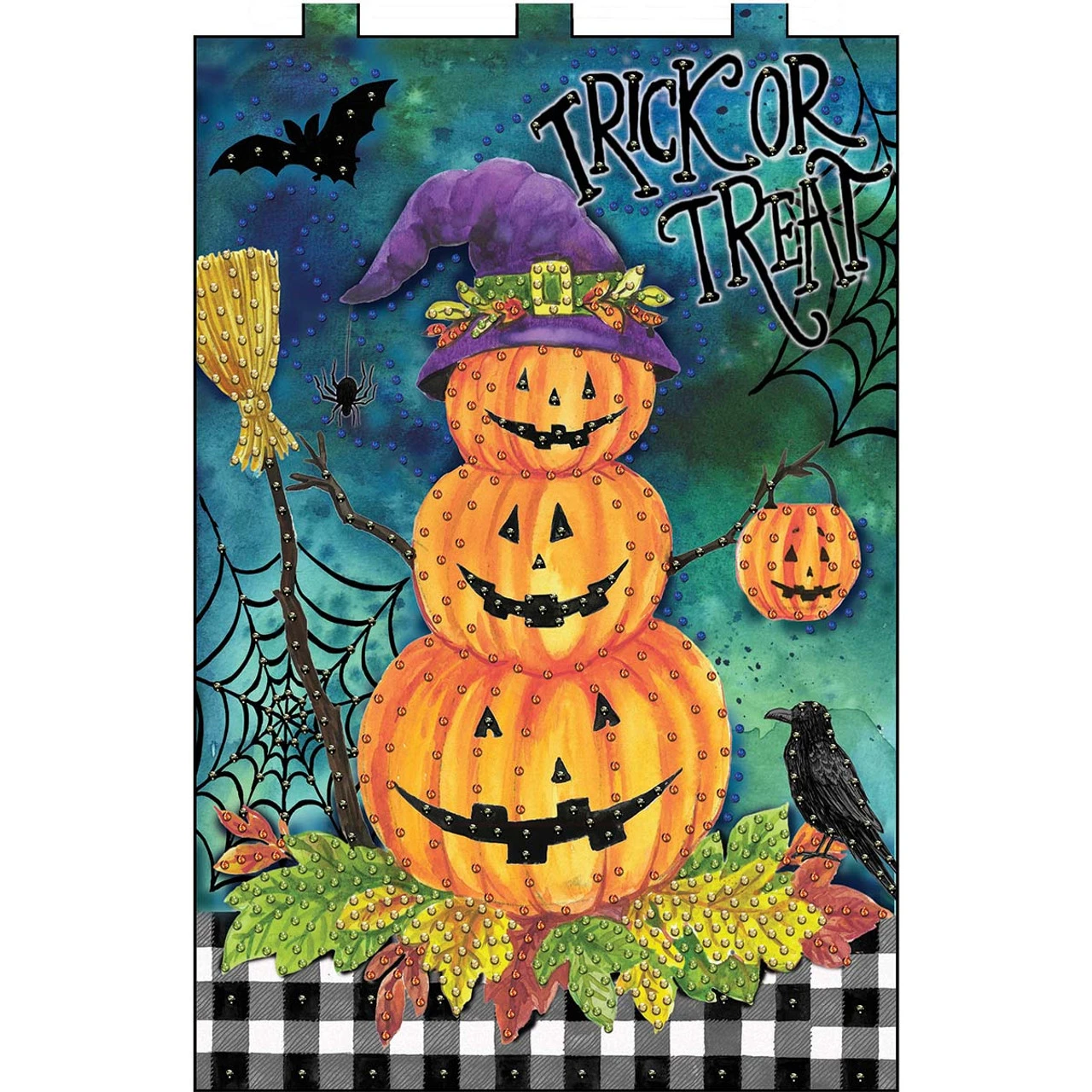 Design Works Trick Or Treat Felt & Sequin Kit 1 Design Works Trick Or Treat Felt & Sequin Kit