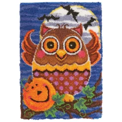 Herrschners Halloween Hoots Latch Hook Kit
