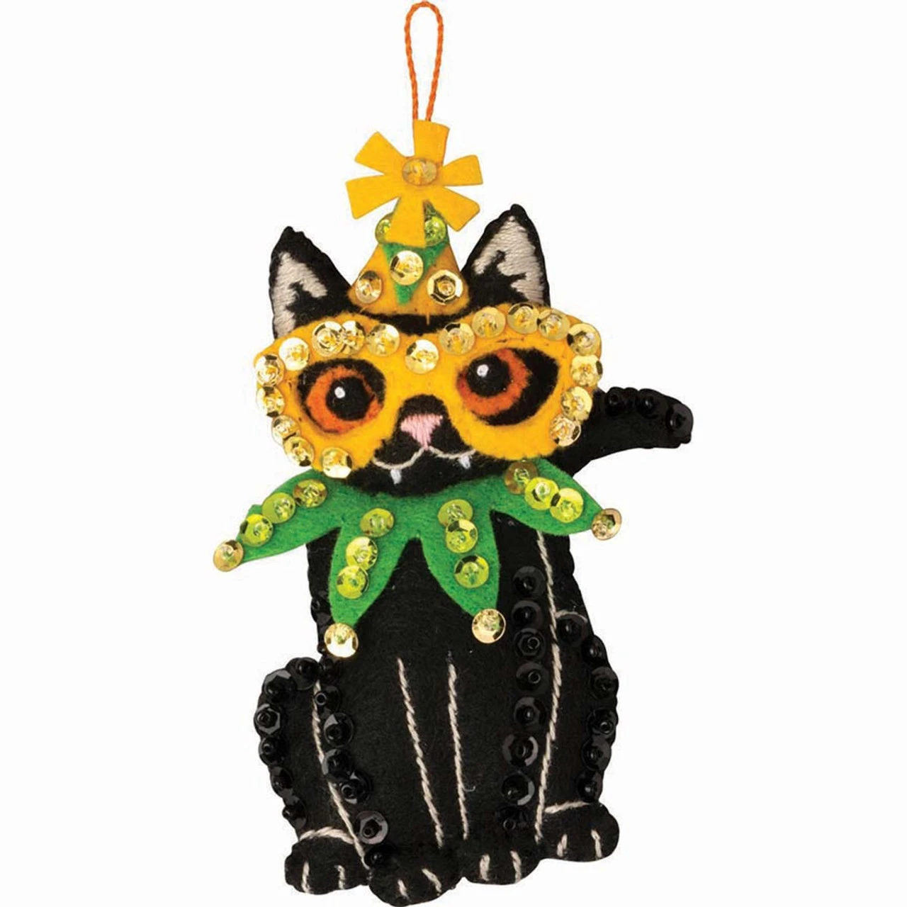 Bucilla Halloween Cats Felt & Sequin Kit 2 Bucilla Halloween Cats Felt & Sequin Kit - Image 2