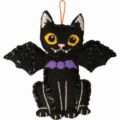 Bucilla Halloween Cats Felt & Sequin Kit 7 Bucilla Halloween Cats Felt & Sequin Kit -Toy Store 179649 3 47203.1693418410