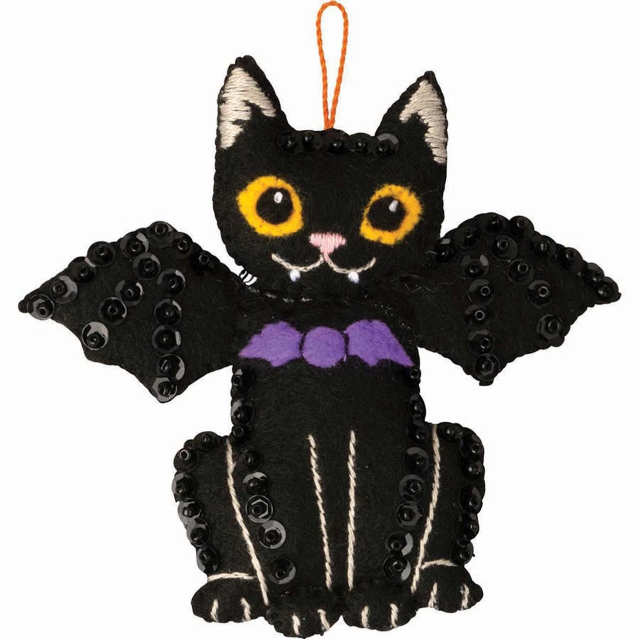 Bucilla Halloween Cats Felt & Sequin Kit 3 Bucilla Halloween Cats Felt & Sequin Kit - Image 3