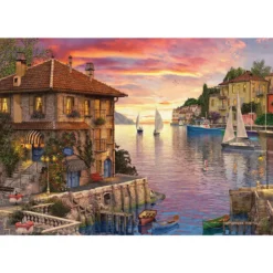 Eurographics Davison - Mediterranean Harbor Jigsaw Puzzle