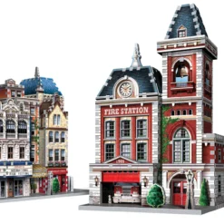 Wrebbit 3D Urbania Fire Station 3D Puzzle -Toy Store 471505 3 72042.1693445371