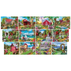 Masterpieces Puzzle Co Alan Giana 12pk Collection Jigsaw Puzzle