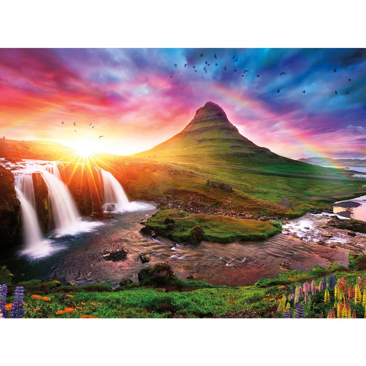 Buffalo Games An Iceland Sunset Jigsaw Puzzle 1 Buffalo Games An Iceland Sunset Jigsaw Puzzle