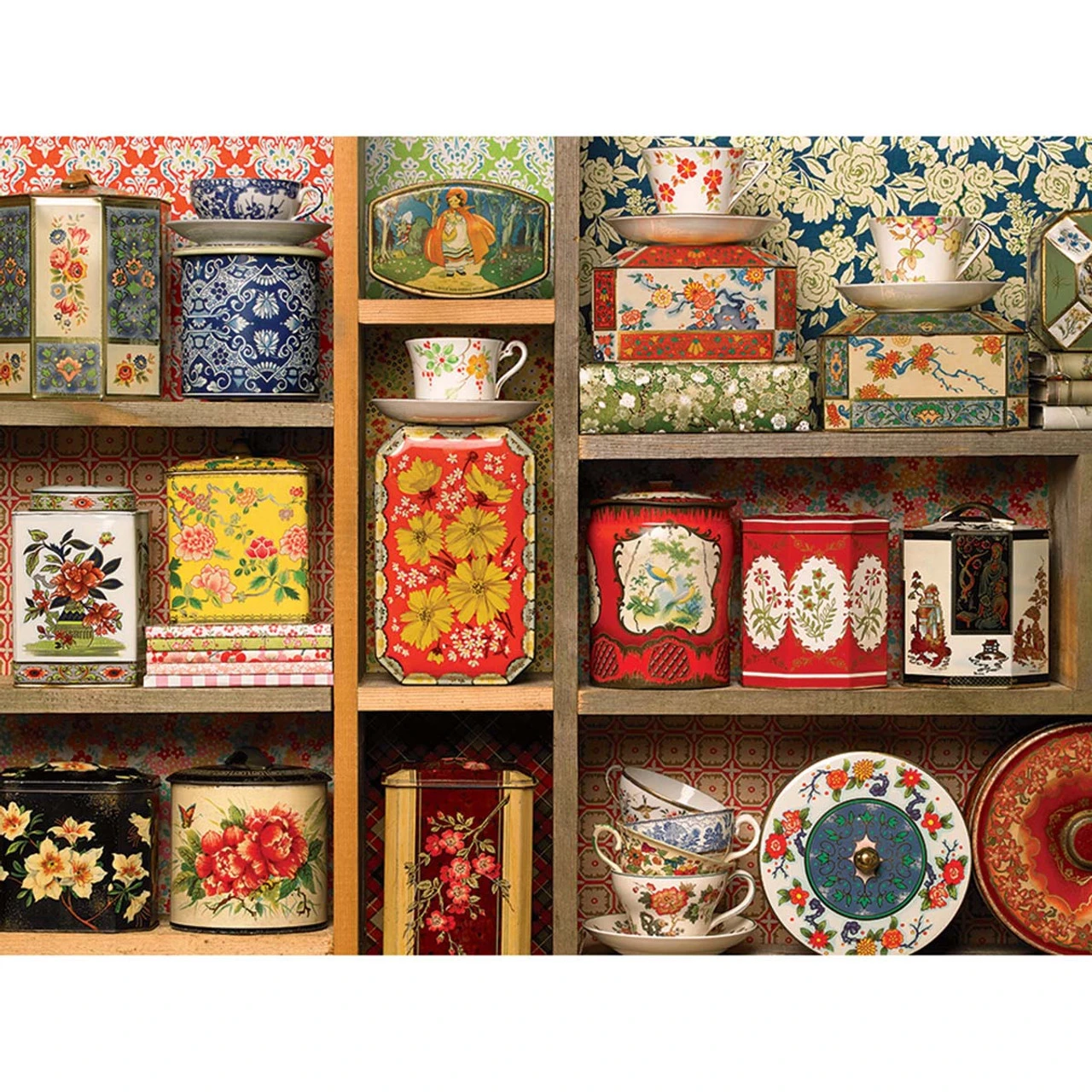 Cobble Hill Tea Caddies Jigsaw Puzzle 1 Cobble Hill Tea Caddies Jigsaw Puzzle