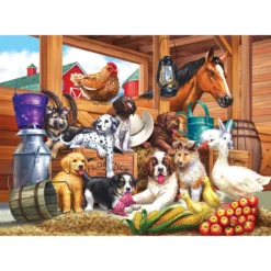 Rose Art Barnyard Puppy Pals Jigsaw Puzzle