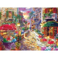 Rose Art Late Afternoon In Italy Jigsaw Puzzle