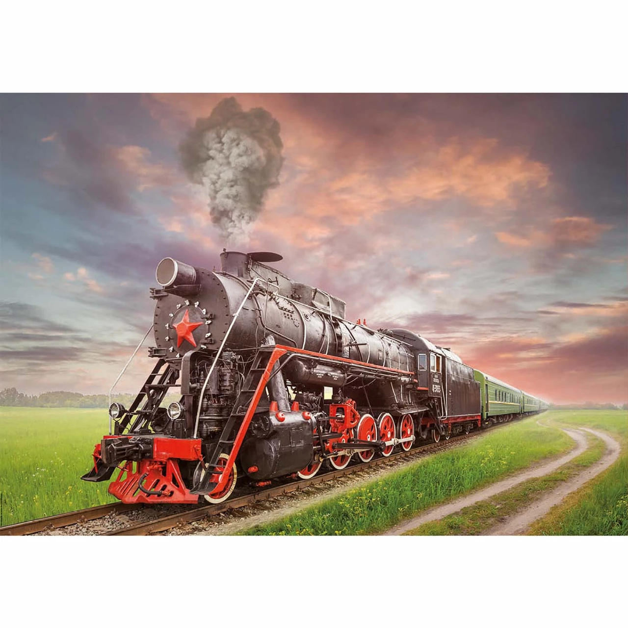 Educa Steam Train Jigsaw Puzzle 1 Educa Steam Train Jigsaw Puzzle