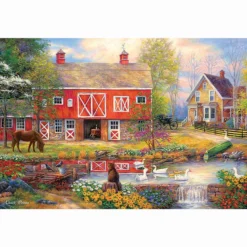 Masterpieces Puzzle Co Reflections On Country Living Jigsaw Puzzle