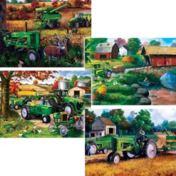 Masterpieces Puzzle Co Farm & Country 4-pack Jigsaw Puzzle