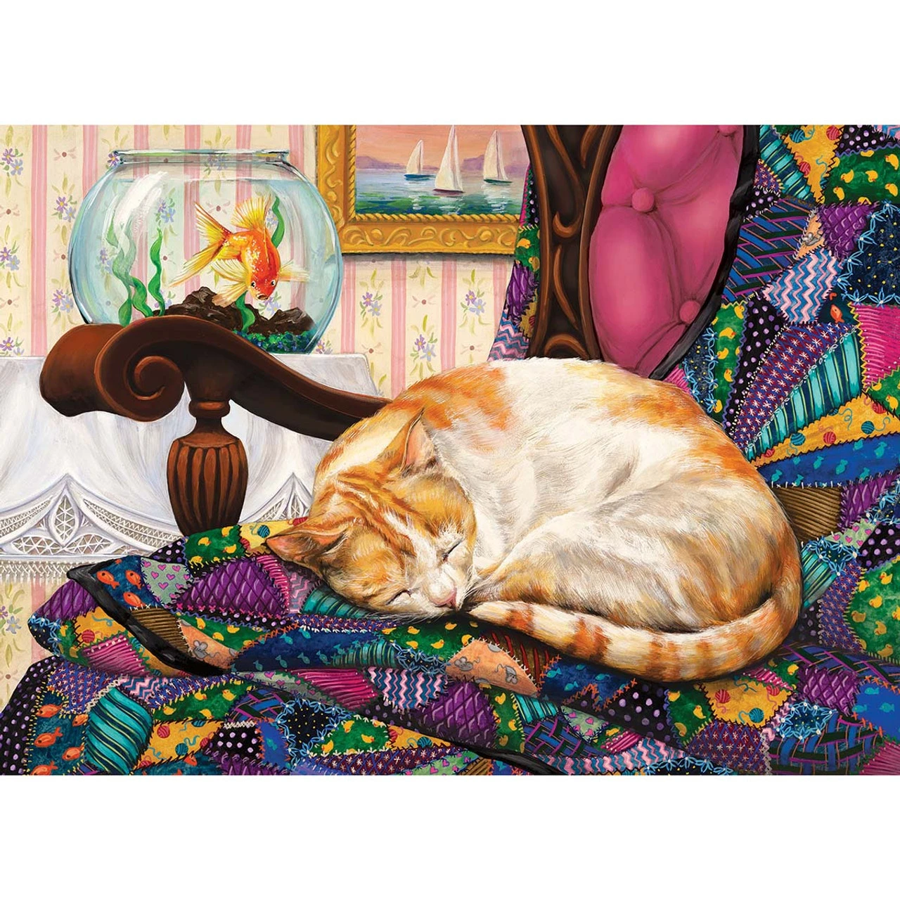 Cobble Hill Sweet Dreams Jigsaw Puzzle 1 Cobble Hill Sweet Dreams Jigsaw Puzzle