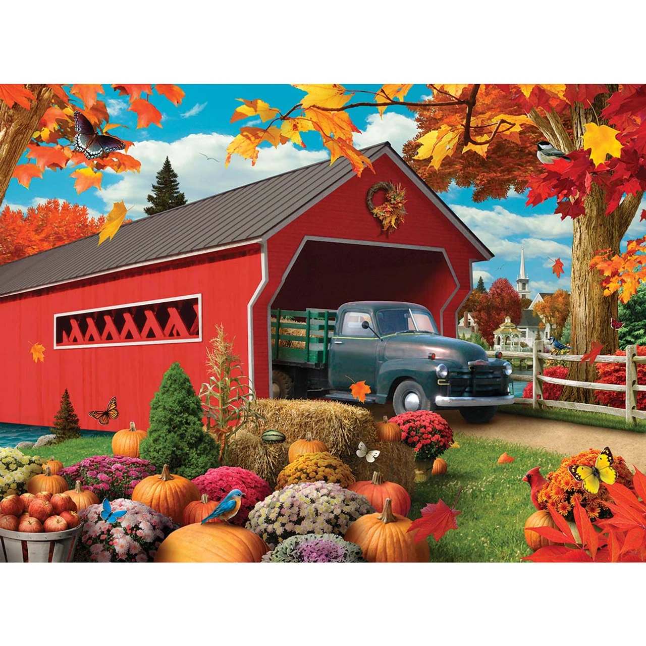 Puzzle Magic Harvest Bridge Jigsaw Puzzle 1 Puzzle Magic Harvest Bridge Jigsaw Puzzle