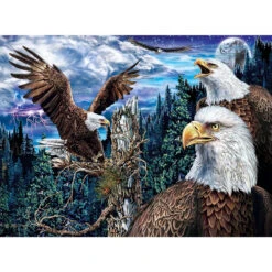 Puzzle Magic Twenty-One Eagles Jigsaw Puzzle