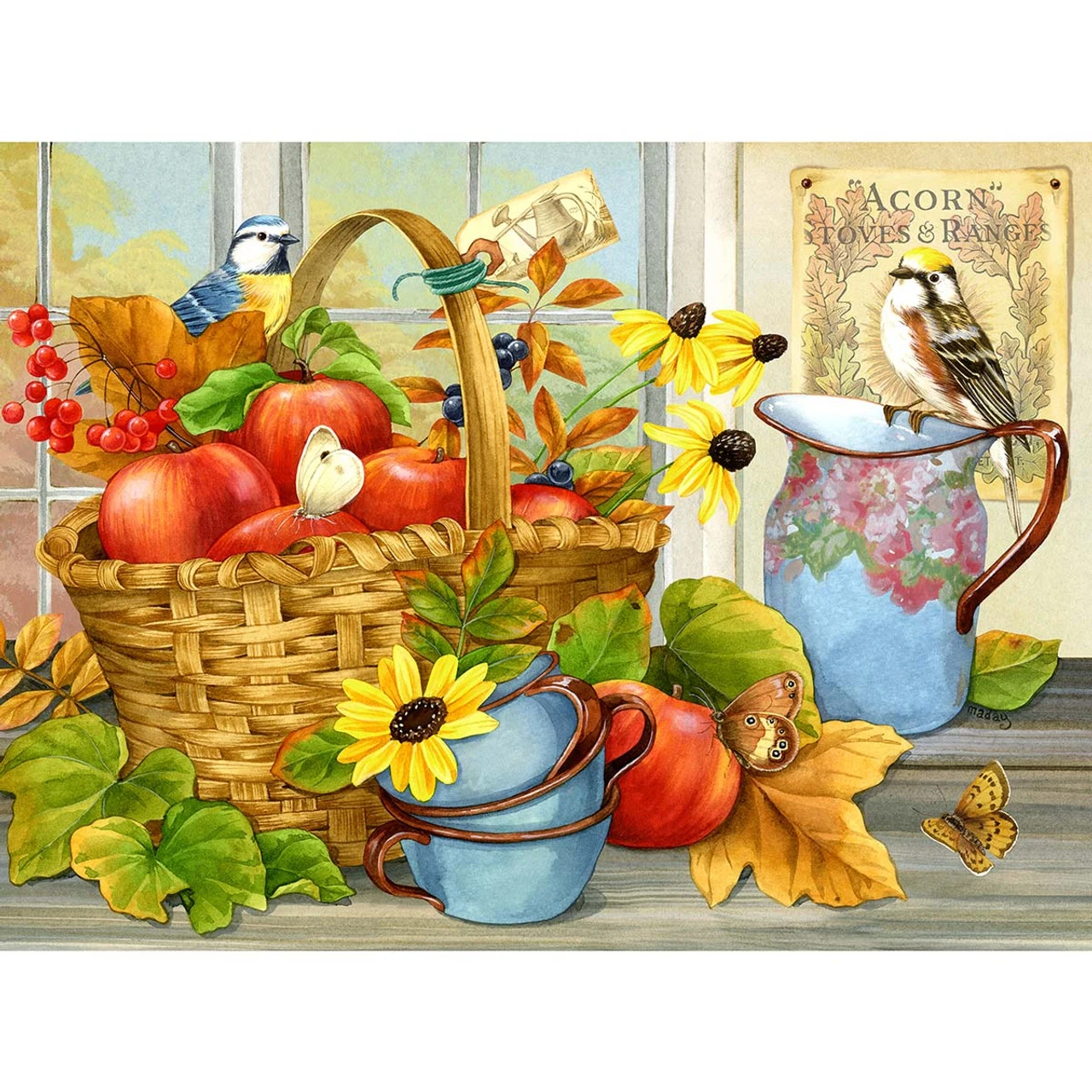 Puzzle Magic September Apples, 500 Pc Jigsaw Puzzle 1 Puzzle Magic September Apples, 500 Pc Jigsaw Puzzle