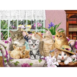 Puzzle Magic Playtime Kittens 500 Pc Jigsaw Puzzle