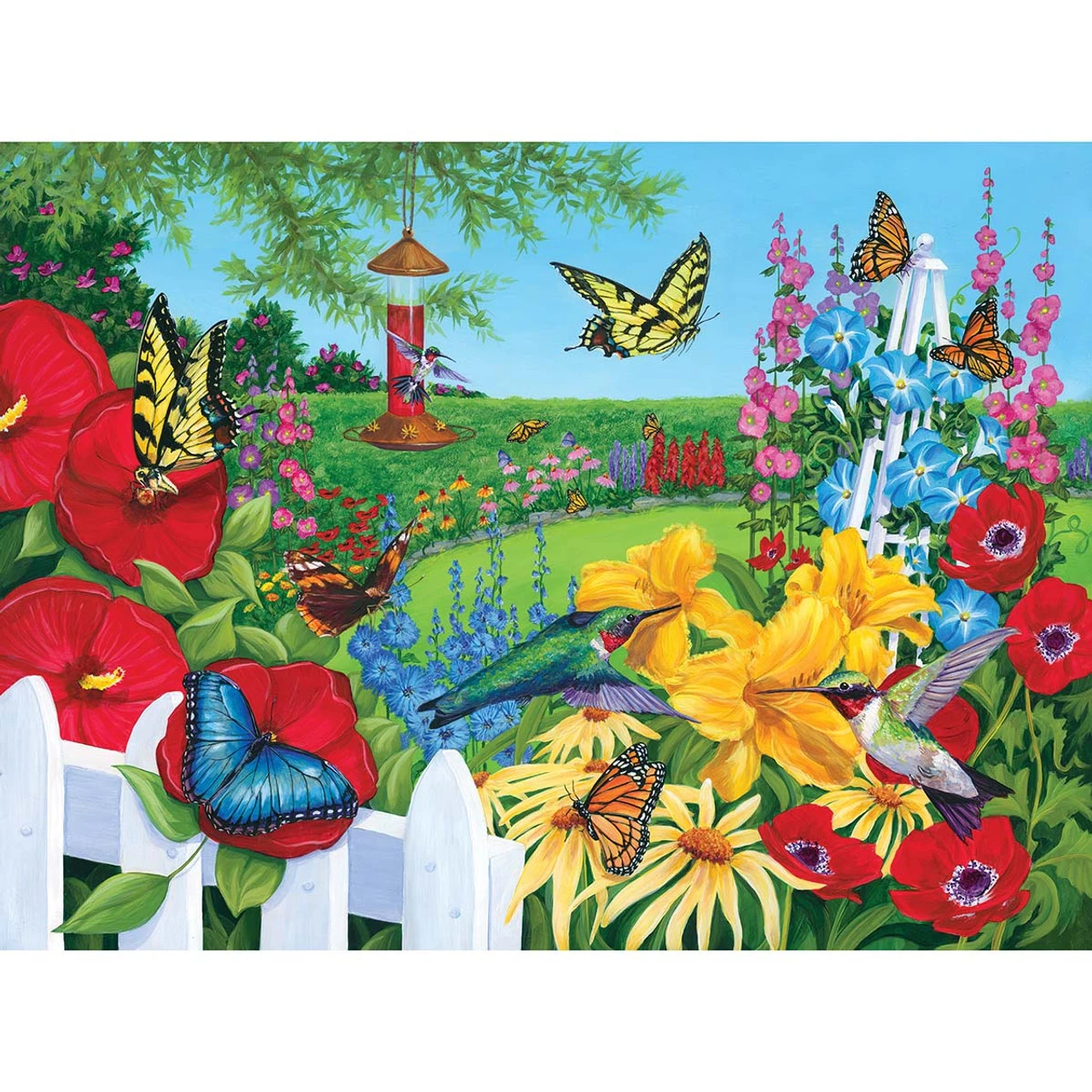Puzzle Magic Garden Frenzy, 500 Pc Jigsaw Puzzle 1 Puzzle Magic Garden Frenzy, 500 Pc Jigsaw Puzzle