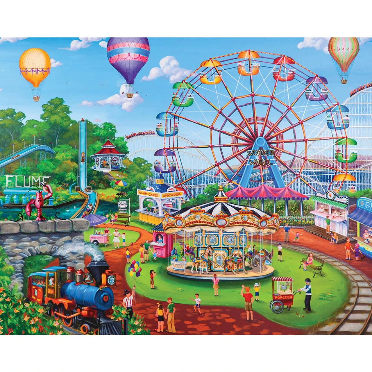 Puzzle Magic Carnival Day, 500 Pc Jigsaw Puzzle 1 Puzzle Magic Carnival Day, 500 Pc Jigsaw Puzzle