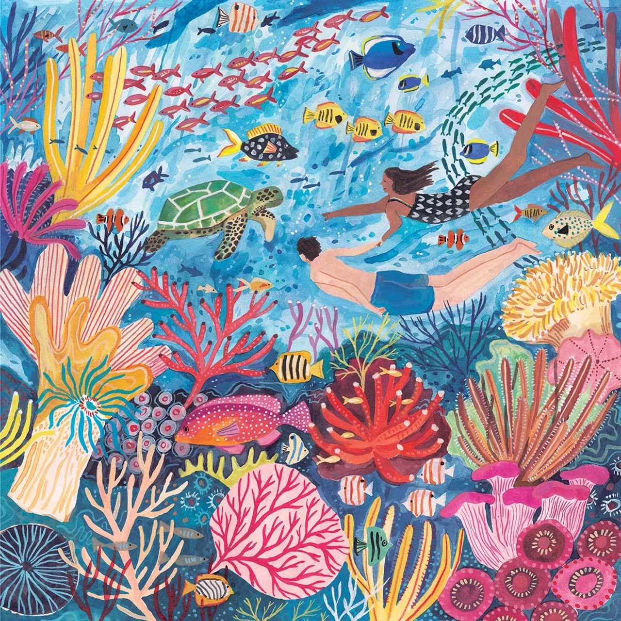 Eeboo Coral Reef Jigsaw Puzzle 1 Eeboo Coral Reef Jigsaw Puzzle