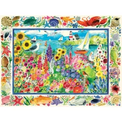Eeboo Seagull Garden Jigsaw Puzzle