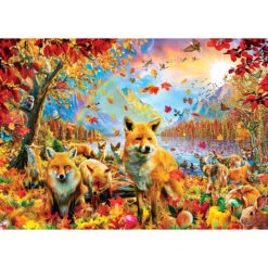 Masterpieces Puzzle Co Foxes & Friends Jigsaw Puzzle