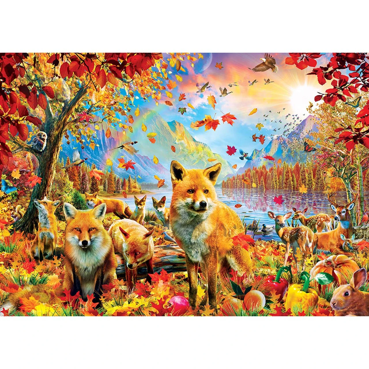 Masterpieces Puzzle Co Foxes & Friends Jigsaw Puzzle 1 Masterpieces Puzzle Co Foxes & Friends Jigsaw Puzzle