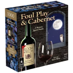 BePuzzled Foul Play & Cabernet Jigsaw Puzzle