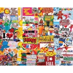 White Mountain I Love Seasons Jigsaw Puzzle
