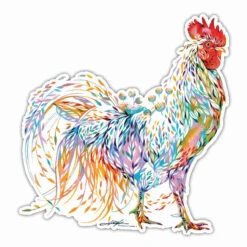 Karmin International WoodWorks Rooster Jigsaw Puzzle