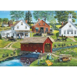 Eurographics Old Covered Bridge Jigsaw Puzzle