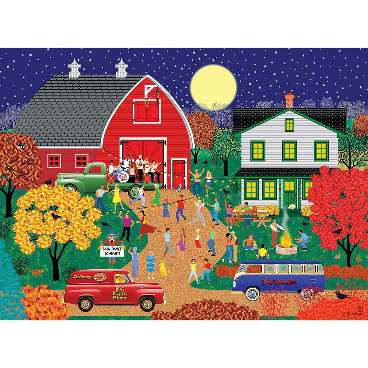 Rose Art Barn Dance Jigsaw Puzzle 1 Rose Art Barn Dance Jigsaw Puzzle