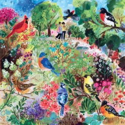 Eeboo Birds In The Park Jigsaw Puzzle
