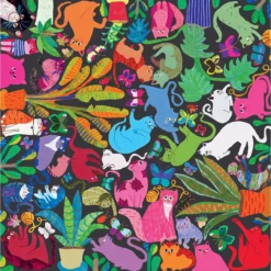 Eeboo Cats At Work Jigsaw Puzzle