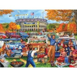 Rose Art Tailgating Jigsaw Puzzle